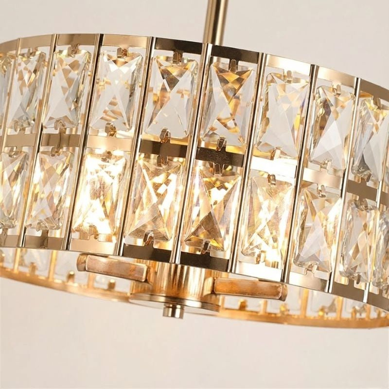 1Plafonnier LED cristal bouquet – doré ou argenté