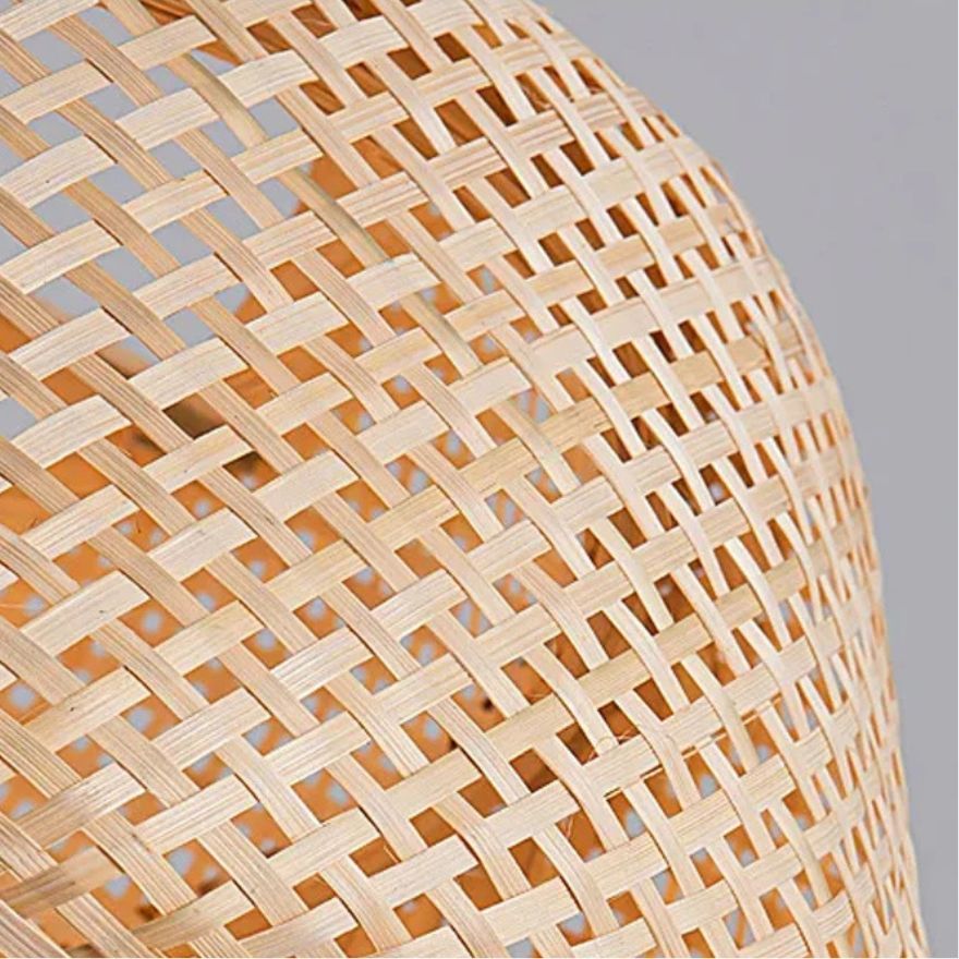 Suspension en bambou tressé 30 cm