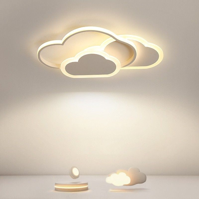 Plafonnier LED nuage blanc dimmable – 32 W