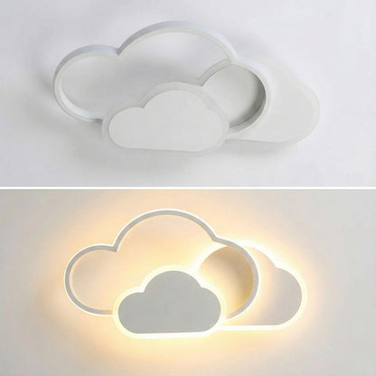 Plafonnier LED nuage blanc dimmable – 32 W