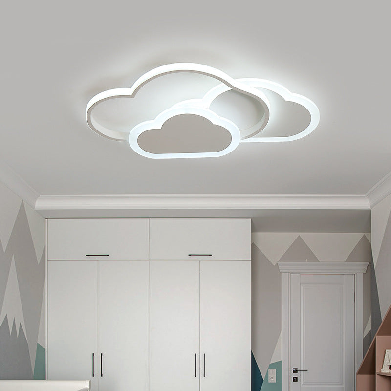 Plafonnier LED nuage blanc dimmable – 32 W