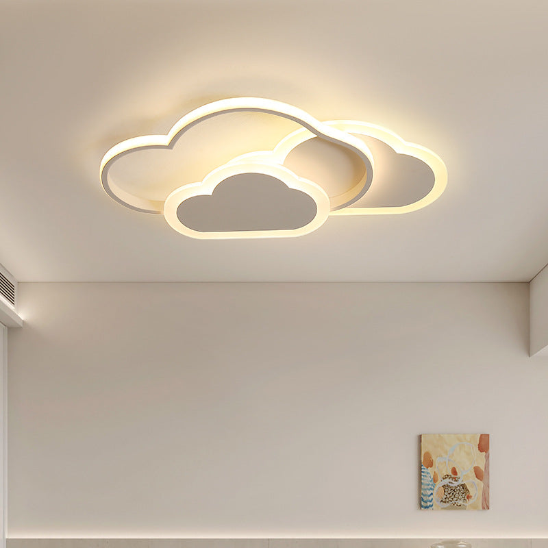 Plafonnier LED nuage blanc dimmable – 32 W