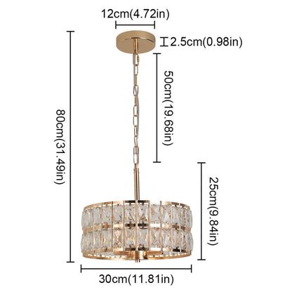 1Plafonnier LED cristal bouquet – doré ou argenté