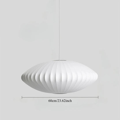Lustre cocon blanc moderne – 4 tailles
