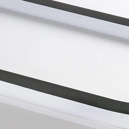 Plafonnier LED linéaire noir – 40/60/80 cm