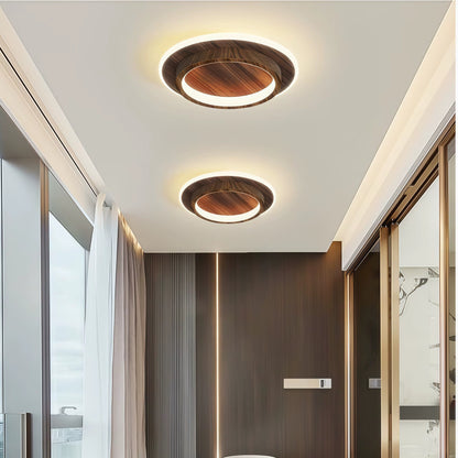 Plafonnier LED rond nordique – anneau décoratif 20 cm