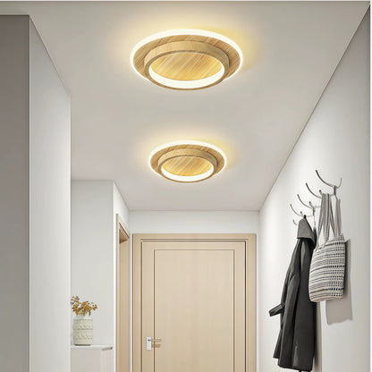 Plafonnier LED rond nordique – anneau décoratif 20 cm