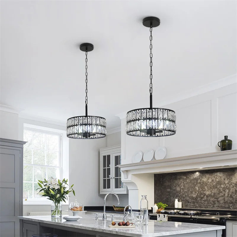 1Plafonnier LED cristal bouquet – doré ou argenté